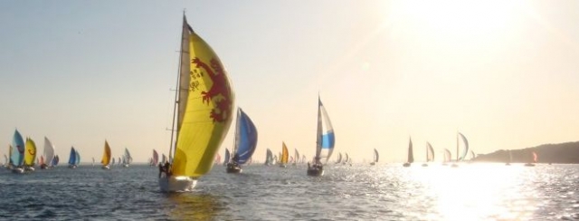 Día de navegación ocupado 